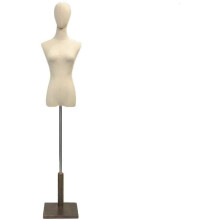 Female Mannequin Torso with Head for Clothing and Jewelry Display, Brown M Dummy Stand
