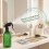 1x200ml Bouteille Mist Spray Salon Plastique Vert Durable 5