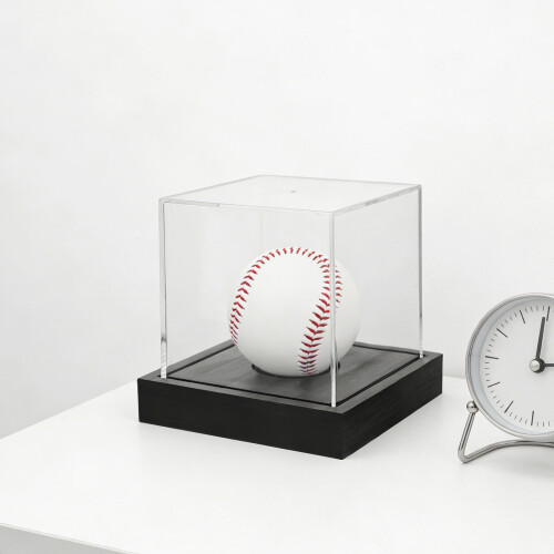 1Clear Baseball Display Case Met Stabiele Basis Voor Thuis 2