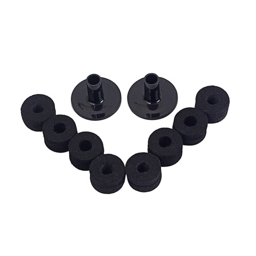 Pack Of 10 Plastic Drum Felt Bottom Covers For Enhanced-WC71