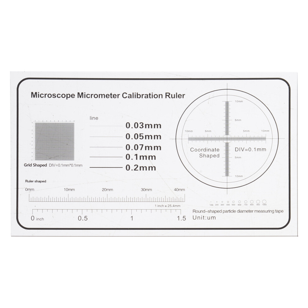 Professional 0.1Mm Calibration Slide For Lab Microscopes-1 7751001359873