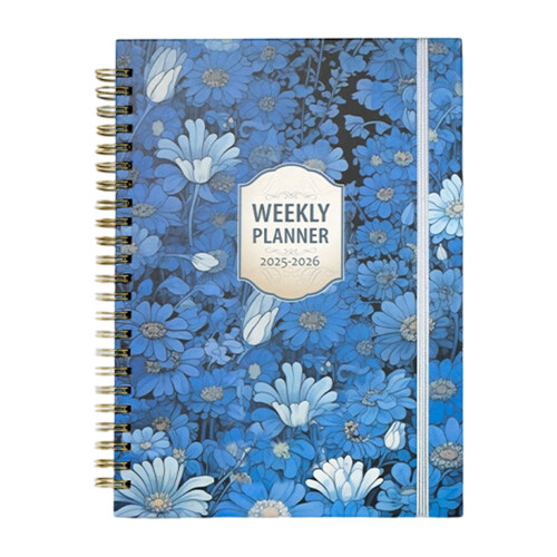 2026 Twin Coil Binding Planner with Pocket For Plan Task-S