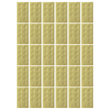 Golden Design Adhesive Sticker for Crafts School Supplies-qu