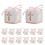 50Pieces Religious Holiday Candy Holder Foldable Cardboard-Gold 7