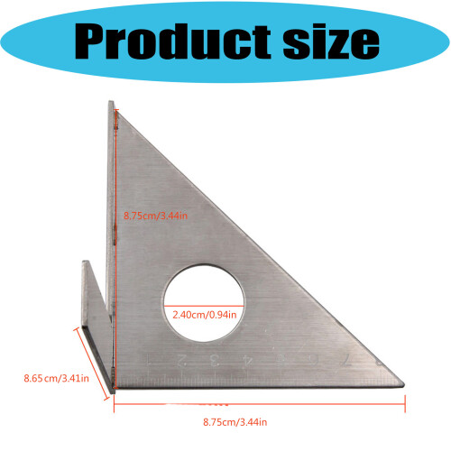 Triangles Ruler Carpentry Square Miters Triangles Ruler Layouts 2