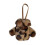 Porte-clés pendentif en peluche imprimé léopard-Couleur Léopard 1
