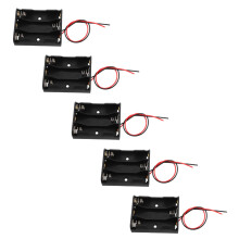AA Battery Holder with Wire Leads 5pcs Box for RC Cars and Electronics Quick Battery Swap Design