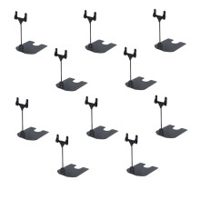 10pcs Tag Holder with Double Clip for Menus, Signs, Shelves and Baskets