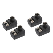 4pcs 300 Ohm to 75 Ohm TV Adapter Set, Balun Antenna Converter for Easy Signal Conversion
