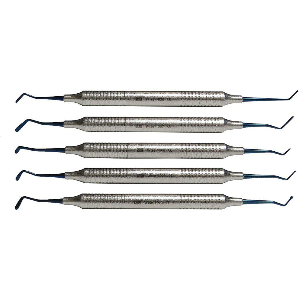 Dental Composite Filling Instruments Set Of 5 Nonstick Anterior Tools With Flexible Thin Tips 9092120746426
