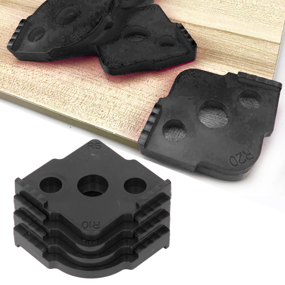 4 Pack Abs Radius Jig Router Template For Woodworking Half Rounded Corners 3281375055254