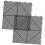 2pcs Interlocking Shower Mat Non Slip Quick Drain Tiles for Pool Deck and Car Trunk 1