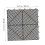 2pcs Interlocking Shower Mat Non Slip Quick Drain Tiles for Pool Deck and Car Trunk 2
