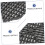 2pcs Interlocking Shower Mat Non Slip Quick Drain Tiles for Pool Deck and Car Trunk 3