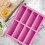 Molde rectangular de silicona para hornear de 8 cavidades, 10,5 x 8,26 x 1 pulgada. 4