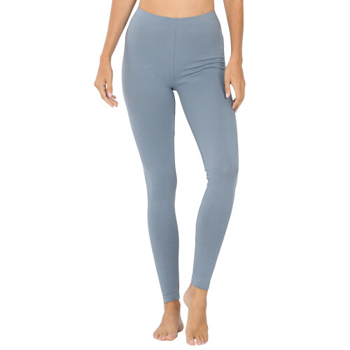 Damleggings i premiumbomull med hög midja och lång längd 2