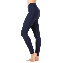 Plus size premium bomuldsleggings med høj talje og fuld længde