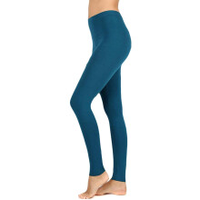 Plus size premium bomuldsleggings med høj talje og fuld længde