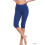 Dam Essential Basic Bomull Spandex Stretch Nedanför Knä Långa Capri Leggings 1