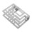 Standing Silver Napkin Holder for Home Kitchen Practical Napkin Organizer 4
