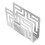 Standing Silver Napkin Holder for Home Kitchen Practical Napkin Organizer 8