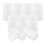 NICEXMAS Medicinflaska Medicinflaskor Vit Plast 10-pack 7