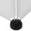 1Set Plastic Kattenbak Omheining Spatscherm Thuis Wit PP 4