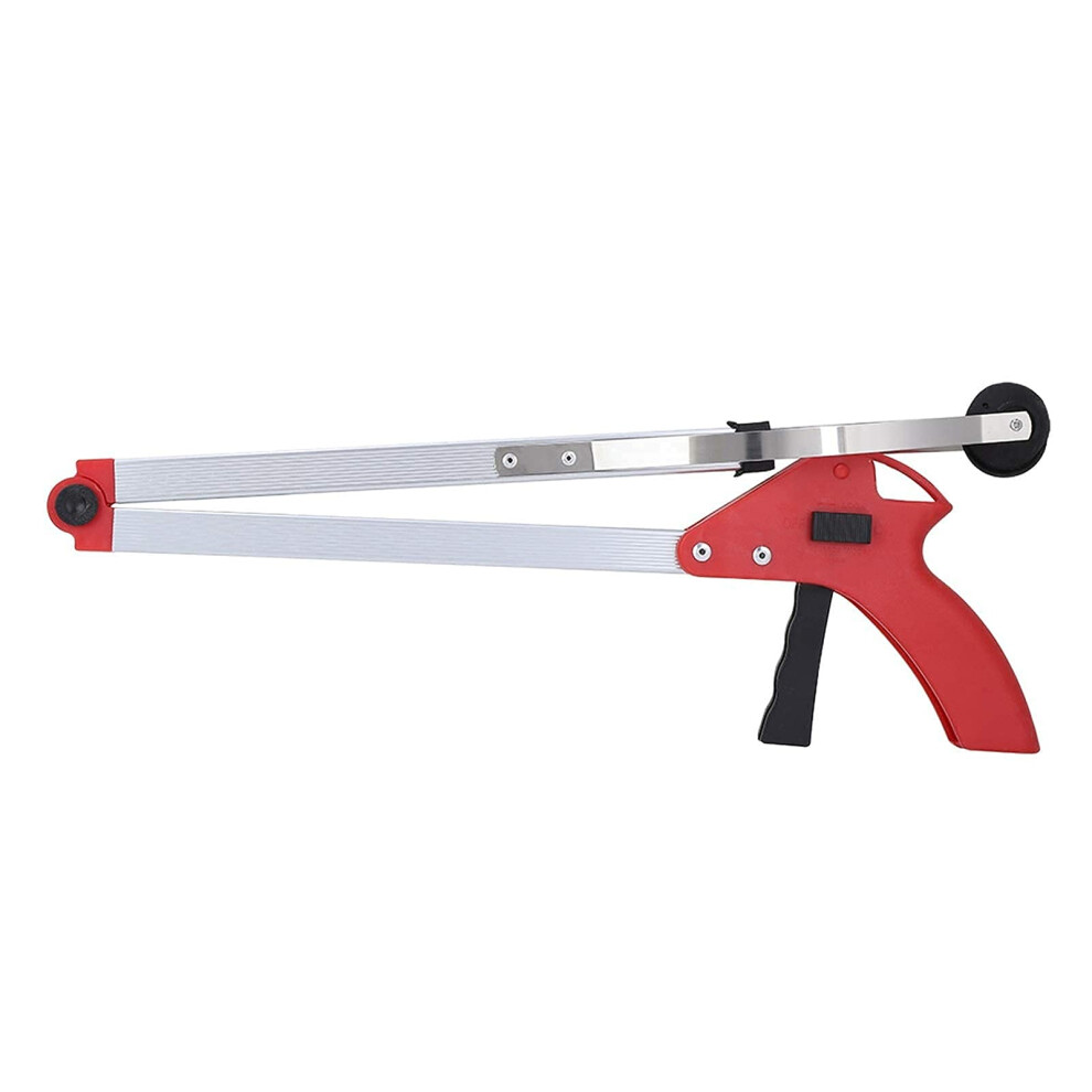 Trash Picker Grabber Tool with Long Reach, Foldable Design and Ergonomic Grip for Home and Garden
