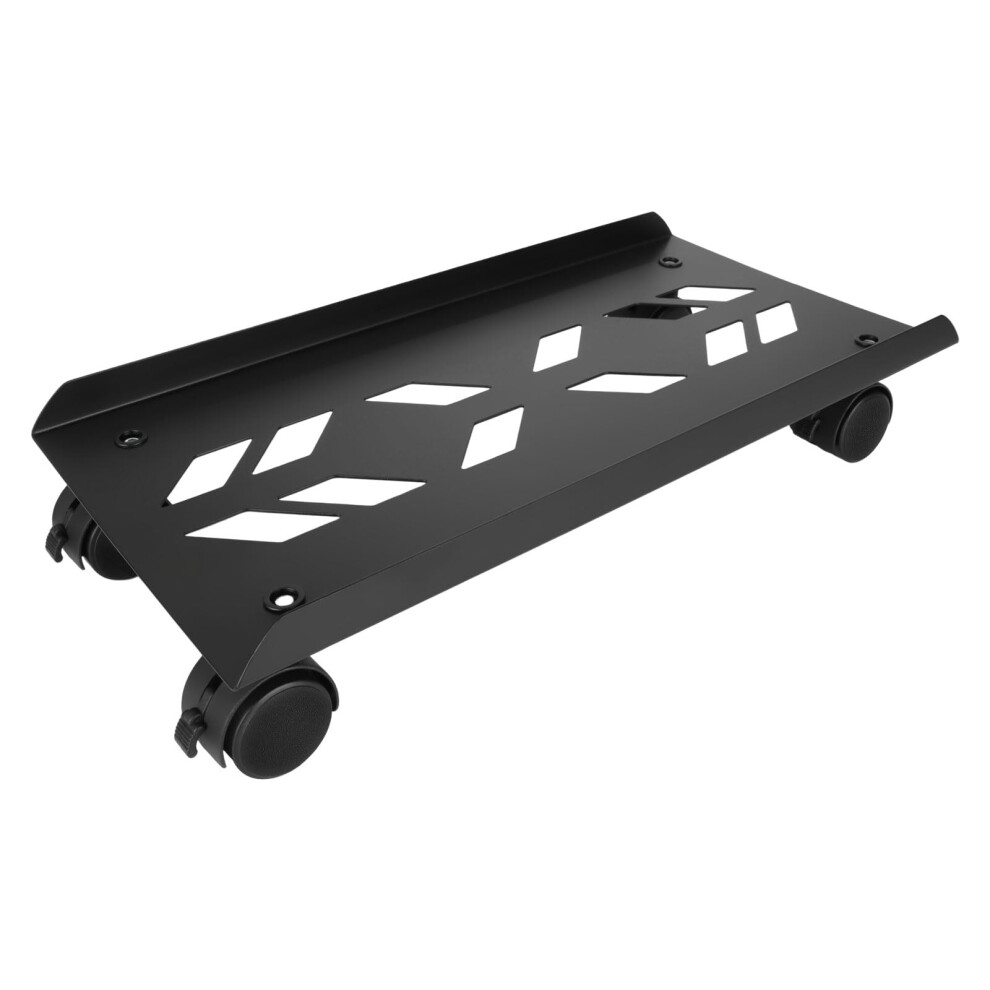 Computer Tower Stand With Lockable Wheels, Heavyduty Metal Under Desk Cpu Cart For Gaming Pc 9330225006855