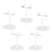 Plastic Tag Clips for Supermarket, Reusable Label Holder Clips with Secure Grip, 5pcs