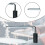 Electronic Drum Pad Mount with Adjustable L Rod for Secure Pad Positioning and Compact Stage Setup 3