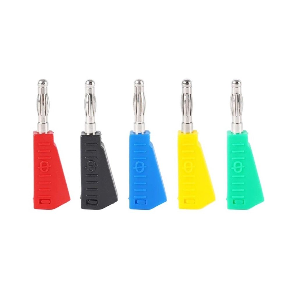 40Pcs 4Mm Stackable Banana Plug Connectors Nickel Plated Copper For Speaker Wire And Amplifiers 9092120199369