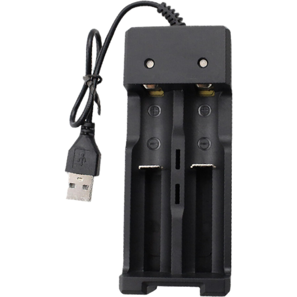 Smart 18650 Usb Dual Slot Battery Charger For 21700 26650 Liion Batteries With Safety Protection 9771547575184