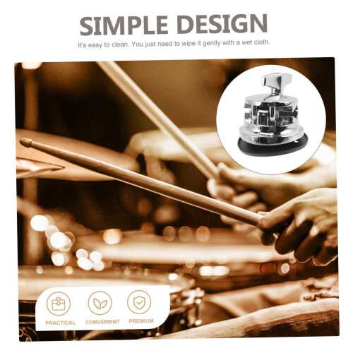 Drum Leg Bracket Zinc Alloy Base Round Ear Bulb Mount Replacement for Percussion Stand Stability 1