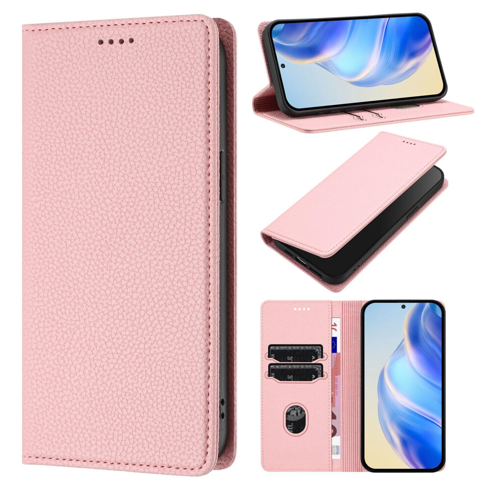Wallet Case Pu Leather Flip Cover With Card Holder Magnetic Lock For Samsung Galaxy J5 2017 J5 Pro Pink 9073542716969