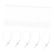 Heavy Duty Plastic Tag Fasteners Snap Loop for Clothing and Key Tags Secure Attachment
