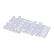 PVC Tag Holders 10pcs Transparent Retail Label Clips Clear Durable Shelf Grip for Supermarkets