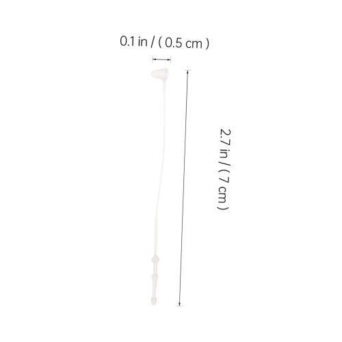 Heavy Duty Plastic Tag Fasteners Snap Loop for Clothing and Key Tags Secure Attachment 2