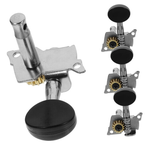 Ukulele Tuning Pegs with Secure Locking Mechanism, Vintage Style 4 String Replacement Tuners