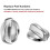 6Pcs WB03T10284 Oven Knobs Replacements,Stove Knobs for GE Surface Burner Control Assembly-Replaces AP4346312 PS2321076 6