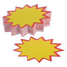 300Pcs Blank  Tags for Retail Stores Quick Tagging Supermarket Shelf Labels Bulk Pack
