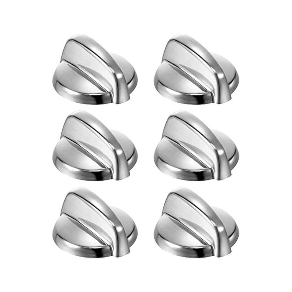 6Pcs Wb03t10284 Oven Knobs Replacements,Stove Knobs For Ge Surface Burner Control Assembly-Replaces Ap4346312 Ps2321076 6032925499434
