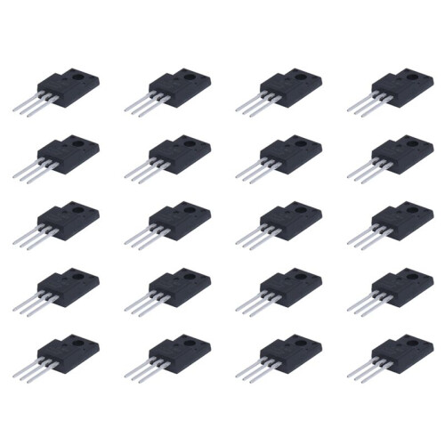20pcs N- Channel Power MOSFET 5N60 Low Gate Charge 4.5A 600V