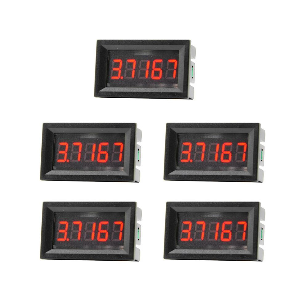 5X Digital 0.56Inch Led Display 5 Bits 0-33.000V Voltmeter Voltage Meter Tester 6031055261454