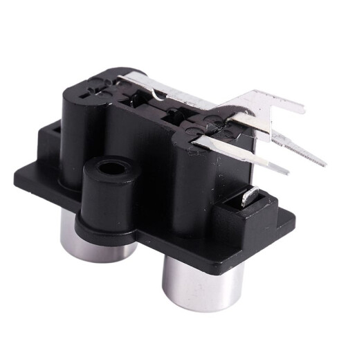 25pcs PCB Mount 2 Position Stereo Audio Video Jack RCA Female Connector 1