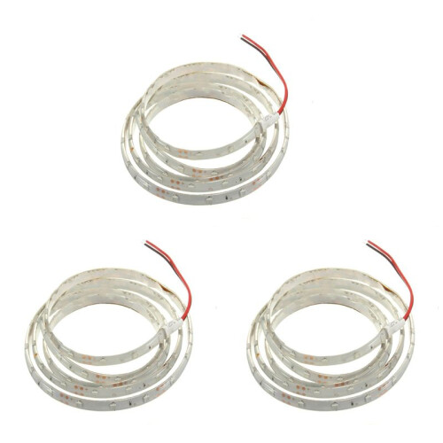 3pcs 1M 60-3528 SMD Waterproof LED Light Strip DC12V (Red) 1