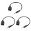 3X USB Jack, AUX, 3.5 mm Jack for Audio Data Charging Cable Black 1