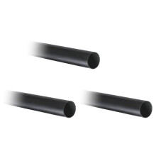 3X Black Heat Shrink Tube Electrical Sleeving Car Cable/Wire Heatshrink Tubing Wrap, 20MM,1M