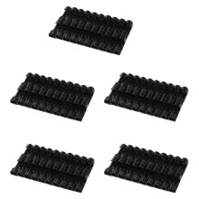100pcs/Lot Wire Fixing Clamp Clip Desktop Wire Clear Clips Holder Clamps Cable Clip Device USB Cord Clips(Black)