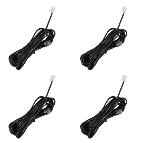 4X RJ11 6P4C Telefonkabelkabel ADSL Modem 3 Meter